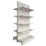 Factory Custom Size Color logo supplier metal supermarket shelf grocery shelves