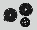 Nitrile Rubber Diaphragm Seals Molded Buna-N Gaskets Compression Molding