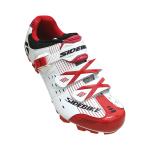 Auto Lock Waterproof Cycling Footwear Red And White Fit Wide Range Of Foot