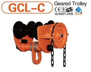 China MANUAL GEARED TROLLEY GCL factory