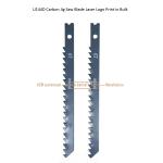 U144D Carbon Jig Saw Blade Laser Logo Print in Bulk size:100mmx8x6T, Cutting