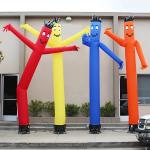 Outdoor OEM Logo Advertising PVC Inflatable Tube Man Oxford Inflatable Sky Air