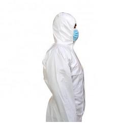 China Nonwoven Disposable Protective Coveralls With Good Chemical Resistance factory