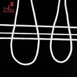 Nylon Round Elastic Earloop Cord For Mask 3mm Spandex Band White Color