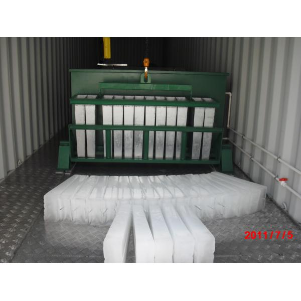 China Brine Refrigeration Containerized Brine Block Ice Machine 10 Ton factory