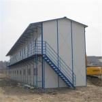 waterproof greywhite prefabricated house with 50mm eps sandwich panels for