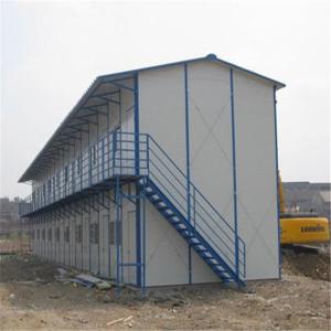 China waterproof greywhite prefabricated house with 50mm eps sandwich panels for warehouse factory