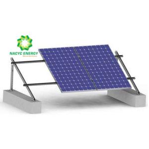 China Flat Rooftop PV Panel Mounting Brackets / Solar PV Brackets Quick Installation on sale