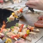 Corten Steel Outdoor Fire Pit Steel BBQ Grill Burning For Camping Picnic