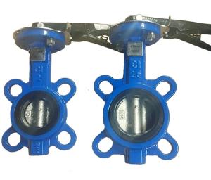 China China GG20 cast iron DIN standard butterfly valve factory