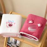 Polyester/Cotton 2PCS Thickened Bath Towel Set for Beach Set Towel Wedding Gifts