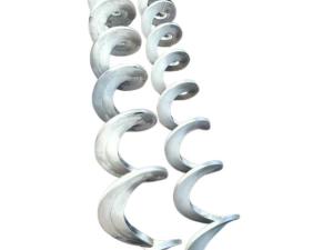 China Stainless Steel SS304 SS316 Shaftless Auger Screw For Conveyor Farms Machinery Repair Shops Powder Conveyor factory