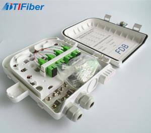 China 8 Ports Fiber Optic Distribution Box SC/APC Adapter / Pigtail 10 Years Warranty factory