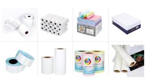 China BPA Free 70gsm 80mm Thermal Receipt Paper 4 Inch Thermal Paper Roll For POS factory