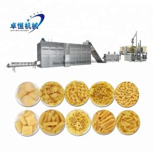 China accuracy Production Line Pasta Macaroni Spaghetti Machine with Single Screw Extruder factory
