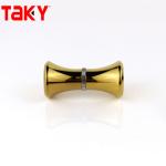 Sliding Door Knob Double Side Glass Shower Door Round Handle for Door Window