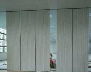 China Multi Color Wooden Hanging Partition Wall / Acoustic Sliding Folding Room Dividers factory
