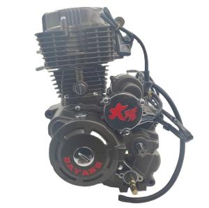 China Wind Cooling 200cc Motorcycle Tricycle Engine Air Cooled CG200 Max Black Cylinder factory