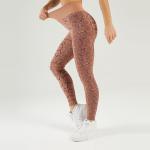 Women Seamless Yoga Wear Snake Print Stretchy 3 Pieces Sets Wide Strap