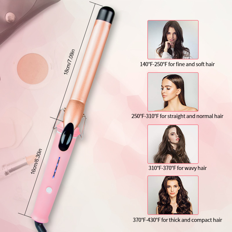 PTC Household Ceramic Hair Curler , Belt Clip 49W Marcel Curling Irons