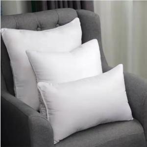 China 200-300 TC 100% Cotton Pillow Rectangle Square Pure Cotton Pillows With Polyester Filling factory