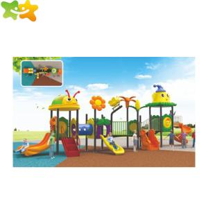 China Durable Plastic Playhouse With Slide / Plastic Playsets For Outside Backyard factory