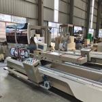 4000mm Aluminum Window And Door Making Machine Automatic Double Head Cutting Saw