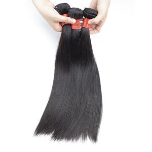 China Silky Straight Bundles With Closure , Super Double Drawn Straight Hair factory
