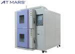 Air To Air Thermal Shock Chamber For Testing Ceramics 48 L Hot Cold Temp
