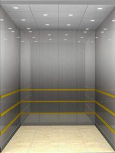 China HSS Painted Steel Warehouse MRL Freight Elevator With Less Shaft Height on sale