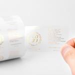 Custom Transparent Adhesive Label Sticker Skincare Essential Oil Bottle Sticker