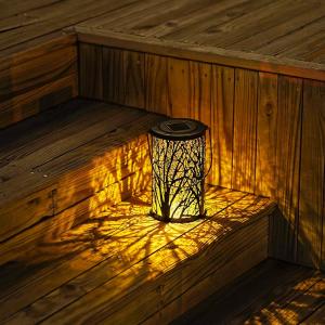 China OEM / ODM Solar Garden Ornaments Outdoor Lights With Steady Lighting factory