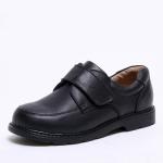 Slip On Boys School Shoes Black Casual Children's Leather Shoes