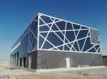 Curtain Wall Designed Pre-engineered Steel Frame Modern Prefab Workshop Building