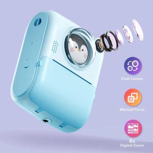 China Kids Camera Instant Print Photo 1080P Video Digital Thermal Printing factory