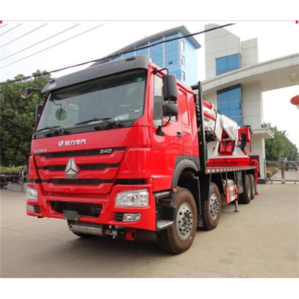 12 Wheeler 8x4 50 Ton Truck Mounted Knuckle Boom Cranes 50m Working Height