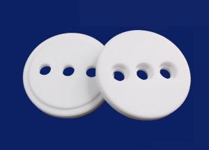 China High Heat Resistant Insulation Alumina Round Ceramic Plates With Holes Stable factory
