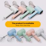 3 Speed Adjustment Stainless Steel Egg Beater Small 5-6 Hours Charging Time