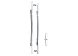 China OEM ODM Flush Sliding Glass Door Handles Eco - Friendly Fashionable Style factory