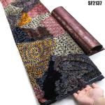 Garments and African Boubou Supoo Printed Velvet Lace Fabric for Women's