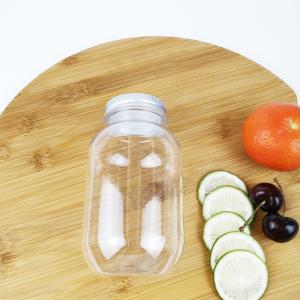 China 0.5 Liter Food Storage Cans With Caps Plastic Containers For Drinks Milk factory