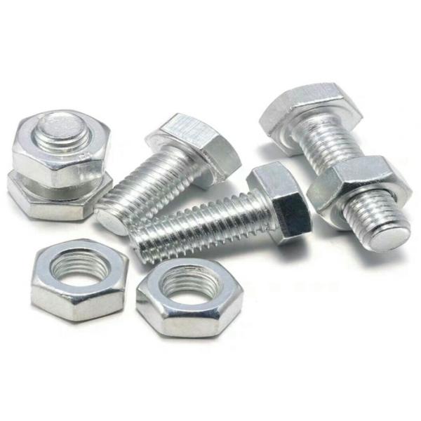 Low Carbon Steel Grade 5.8 Bolts M2 ISO14001 High Tensile Galvanised Steel Bolts