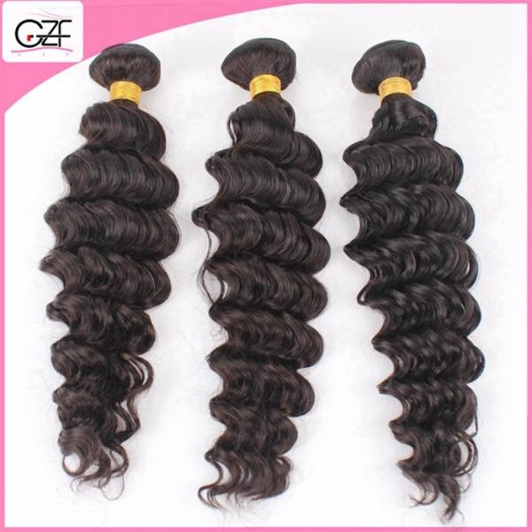 Cheap 100% Hair Extension Human, Grade 5a 6a 7a 8a Malaysian Hair Deep Wave