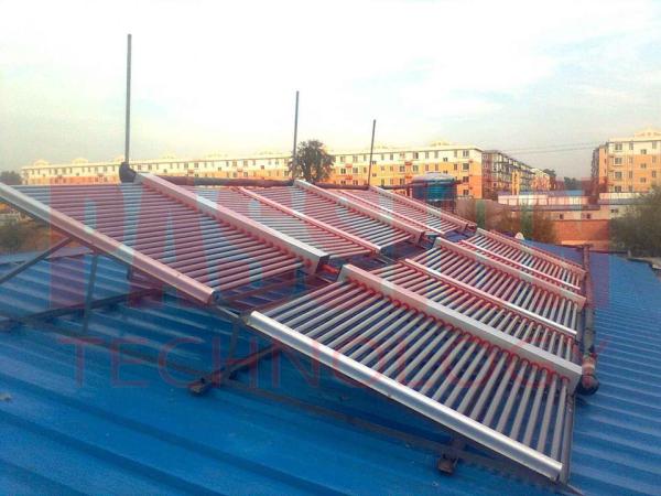 500 L Solar Hot Water Collector , Solar Vacuum Tube Collector Big Solar Heating