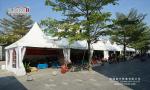 Durable Aluminum And PVC Outdoor Event Tents / 5x5M Pagoda Tent