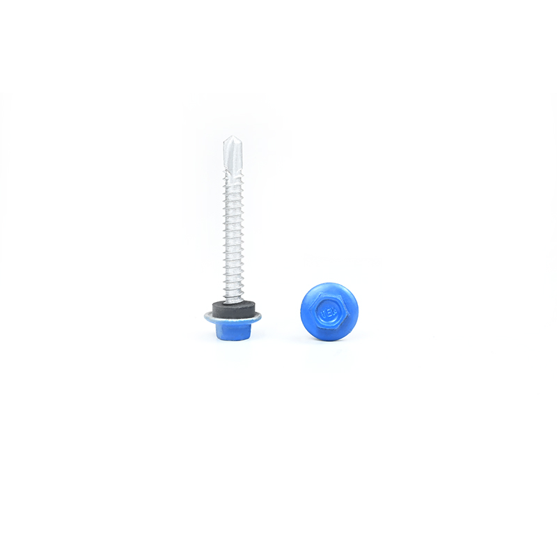 Building Envelope System Fluorocarbon Baking 5.5x45 Stainless Steel Flange Teks Roof Screw