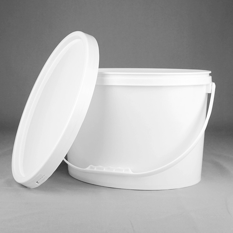 Oval Shape Food Grade PP 10L Plastic Pail Excellent Seal Ability