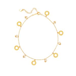 China Custom 18K Gold Anklets: Personalized Name and Initial Jewelryustom Name and Initial Designs factory