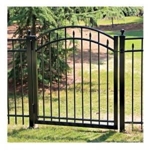 China Privacy Garden Fence Aluminum Metal Picket Ornamental Steel Fence Panel with Materials factory