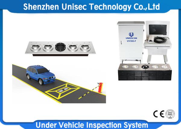LCD Screen Under Vehicle Inspection System UV300- F With License Plate
